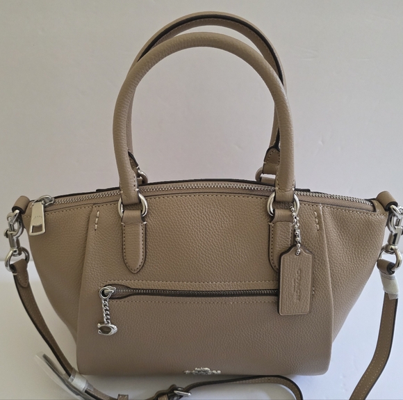 Coach Elise Pebble Leather Satchel - Picture 2 of 16